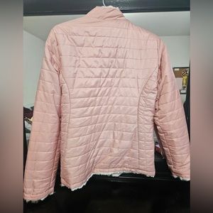 Pink jacket, Size Medium, Like New, No returns.